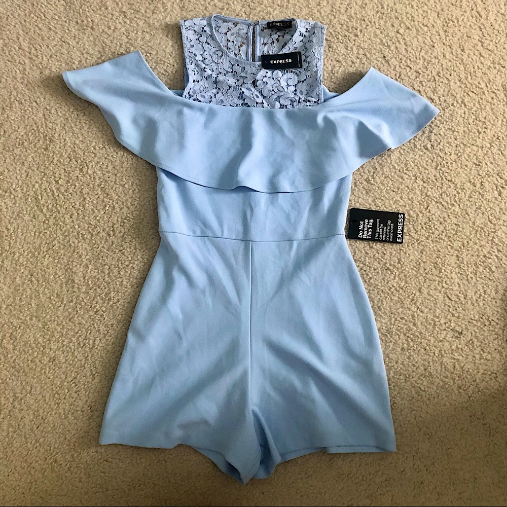 blue romper